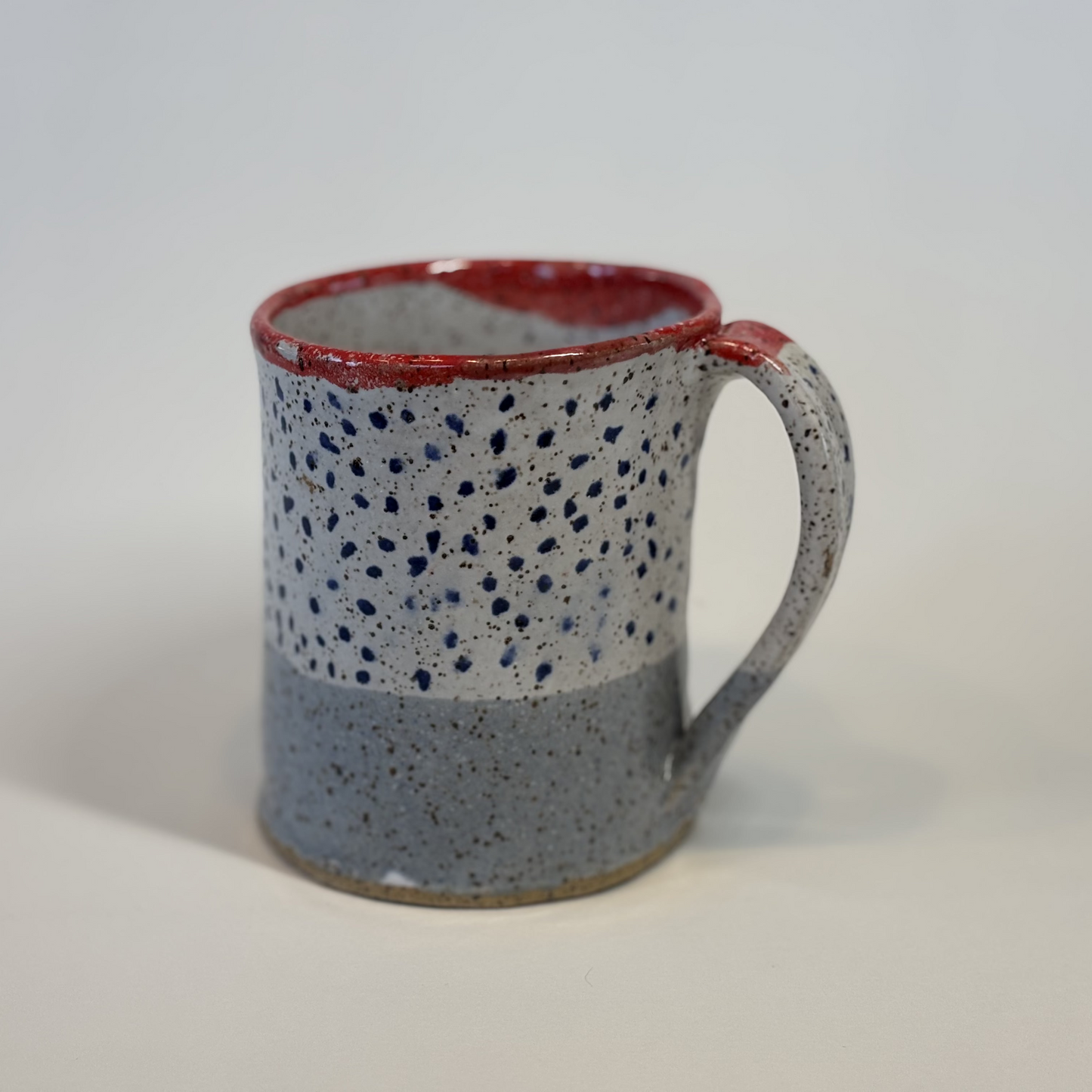 Handcrafted Stoneware Mug - Spotted