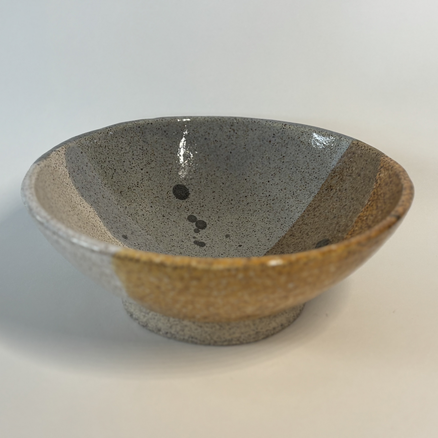 Handcrafted Speckled Stoneware Bowl