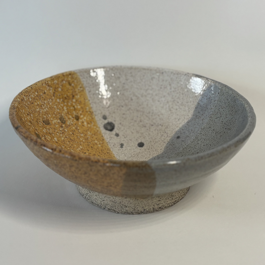Handcrafted Speckled Stoneware Bowl