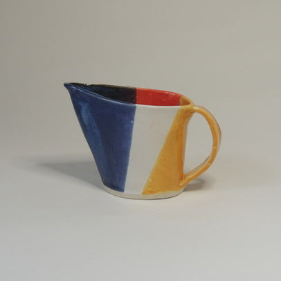 Small Handcrafted Ceramic Milk Pitcher